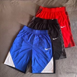 Boys Nike Dri Fit Athletic Shorts L EUC 3 pair